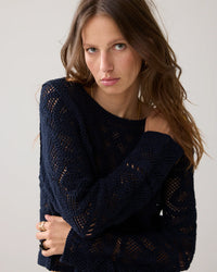 Jumper in Macramé Look