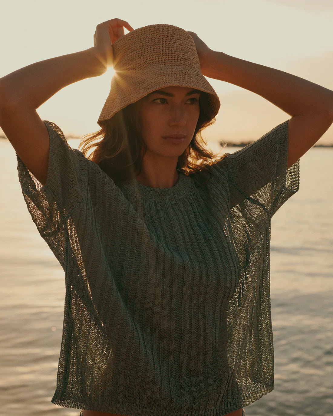 Knit Short-sleeved Jumper