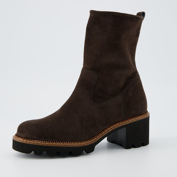 Suede Chunky Boot