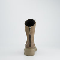 Stone Suede Ankle Boot