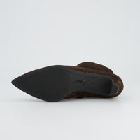 Suede Kitten Heel Ankle Boot