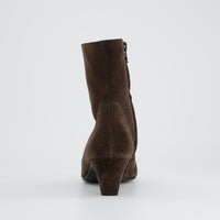 Suede Kitten Heel Ankle Boot