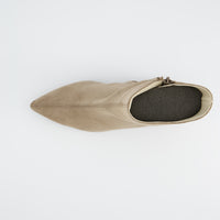 Suede Kitten Heel Ankle Boot