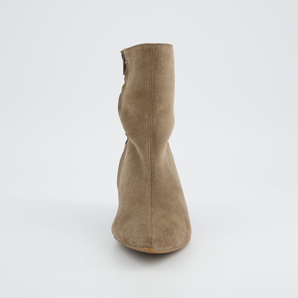 Suede Kitten Heel Ankle Boot
