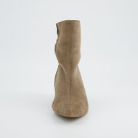 Suede Kitten Heel Ankle Boot
