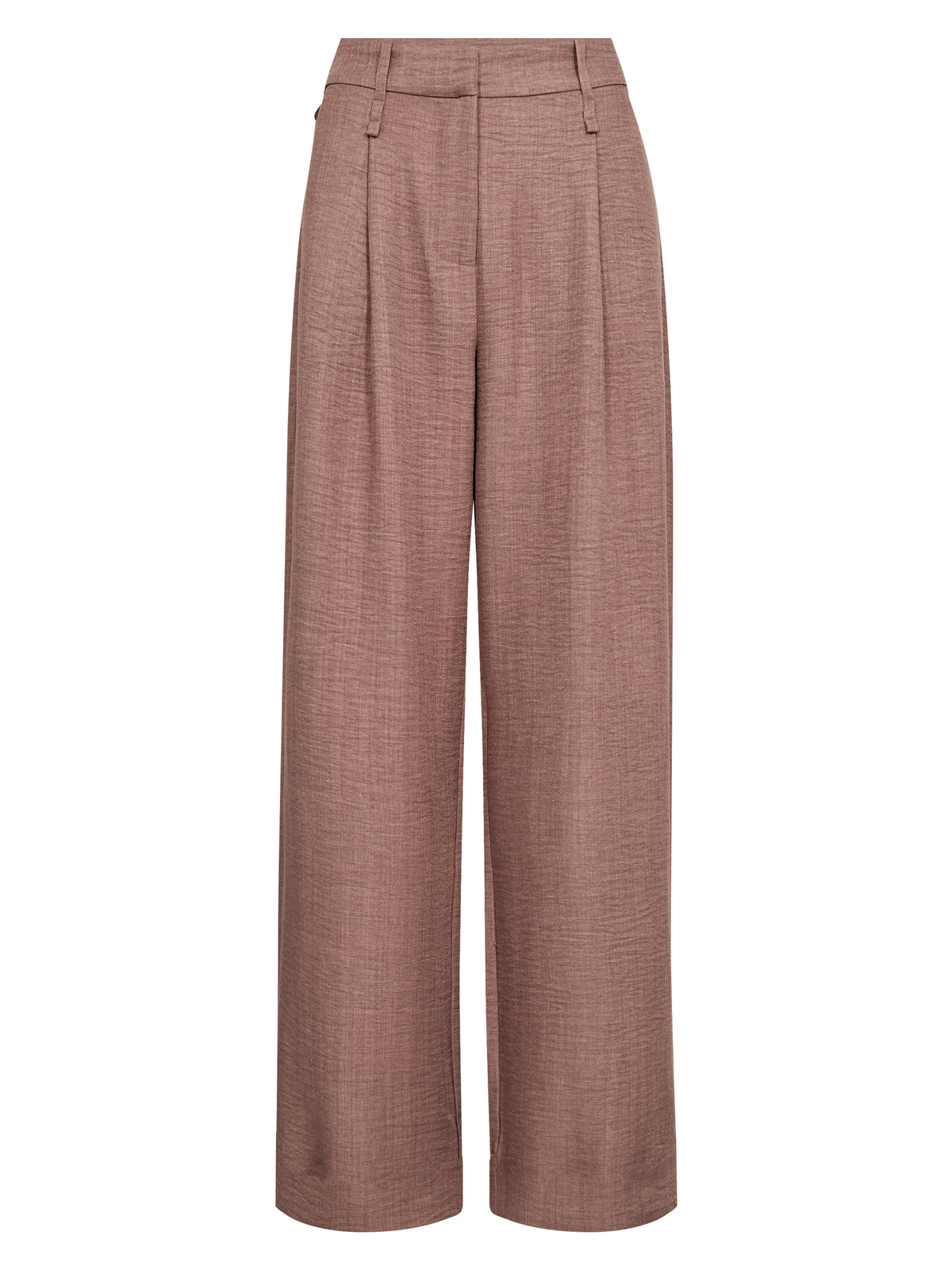 Rose Melange Wide Leg Eila Trousers