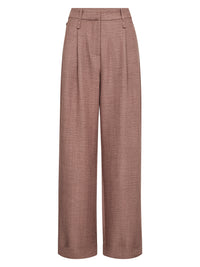 Rose Melange Wide Leg Eila Trousers