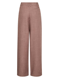 Rose Melange Wide Leg Eila Trousers
