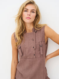 NÜ Denmark Rose Melange Utility Vest