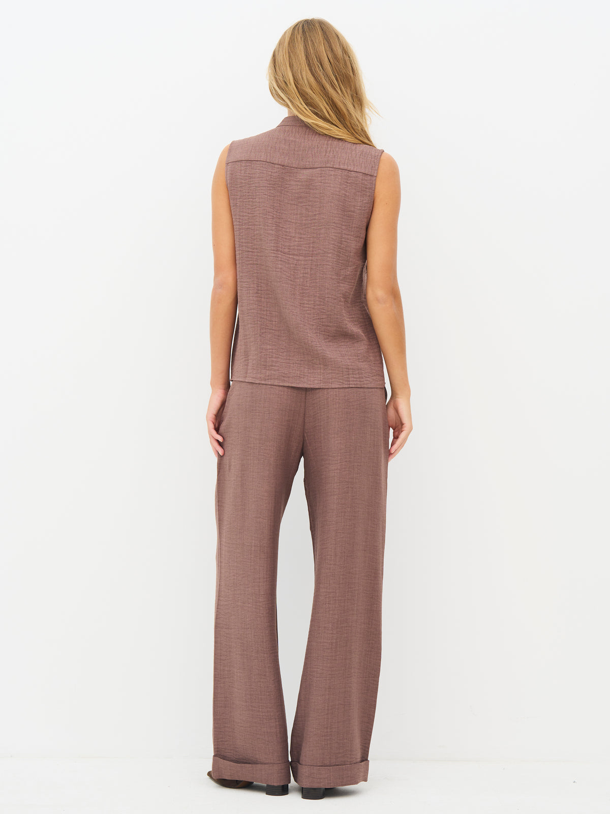 NÜ Denmark Rose Melange Utility Vest