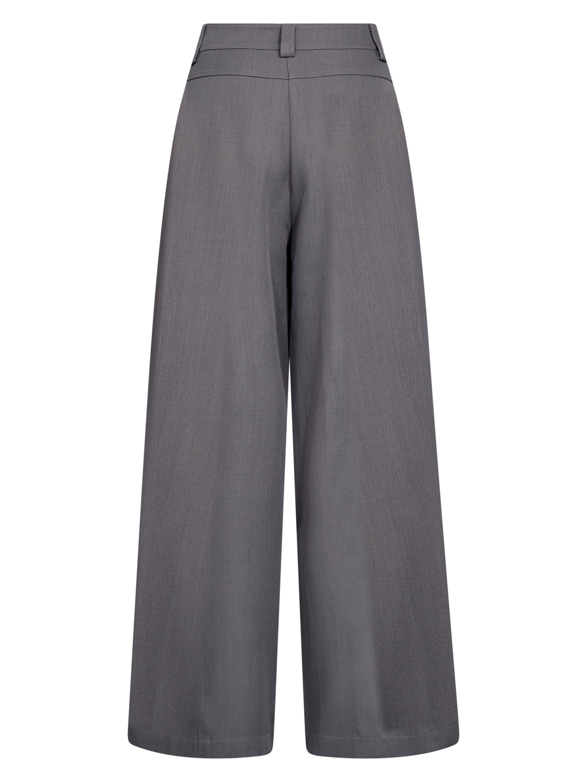 NÜ Denmark Grey Melange Wide Leg Trousers
