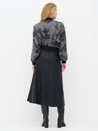 NÜ Denmark Grey Floral Bomber Jacket
