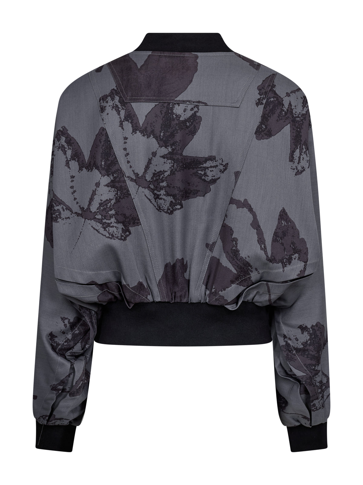 NÜ Denmark Grey Floral Bomber Jacket