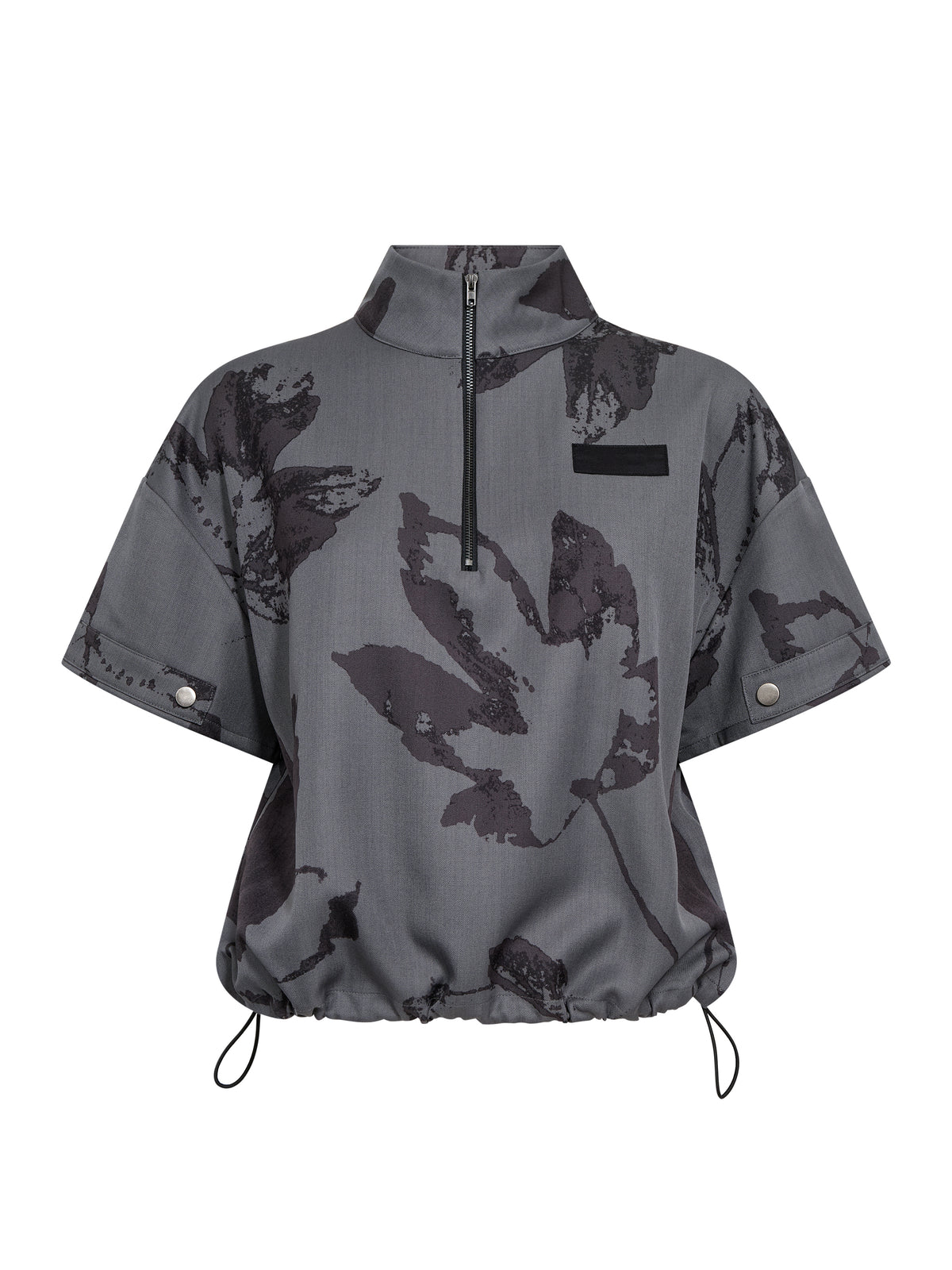 NÜ Denmark Grey Floral Utility Top