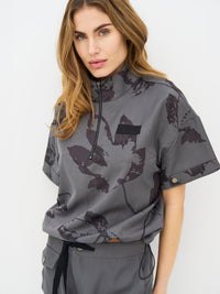 NÜ Denmark Grey Floral Utility Top