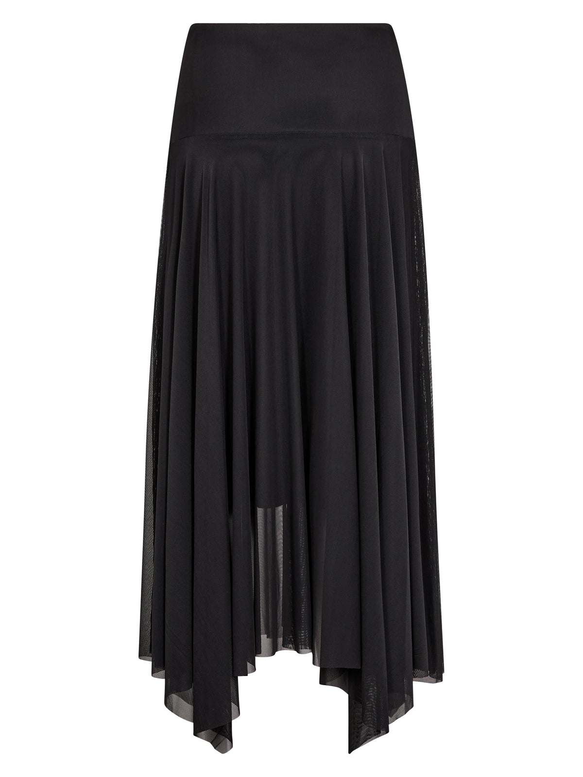NÜ Denmark Black Mesh Maxi Skirt