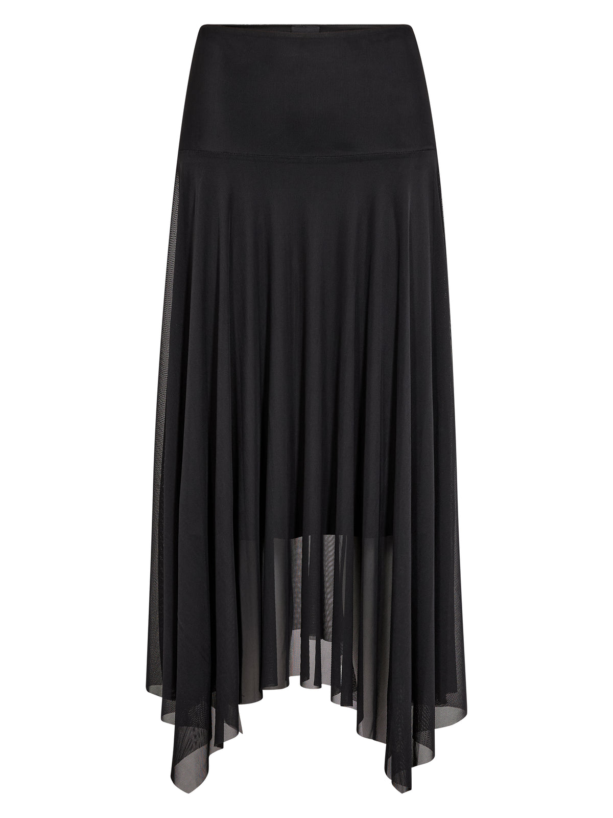 NÜ Denmark Black Mesh Maxi Skirt