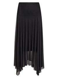 NÜ Denmark Black Mesh Maxi Skirt