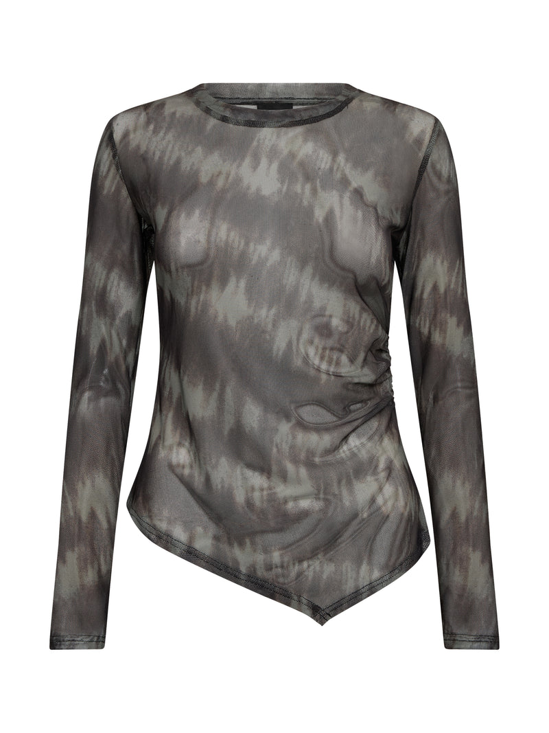 NÜ Denmark Army Mix Mesh Top