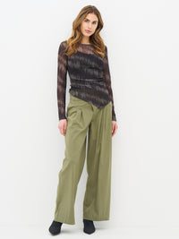 NÜ Denmark Army Mix Mesh Top