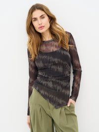 NÜ Denmark Army Mix Mesh Top