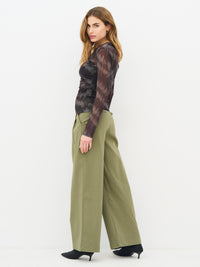 NÜ Denmark Army Mix Mesh Top