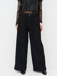 NÜ Denmark Black Wide Leg Jeans