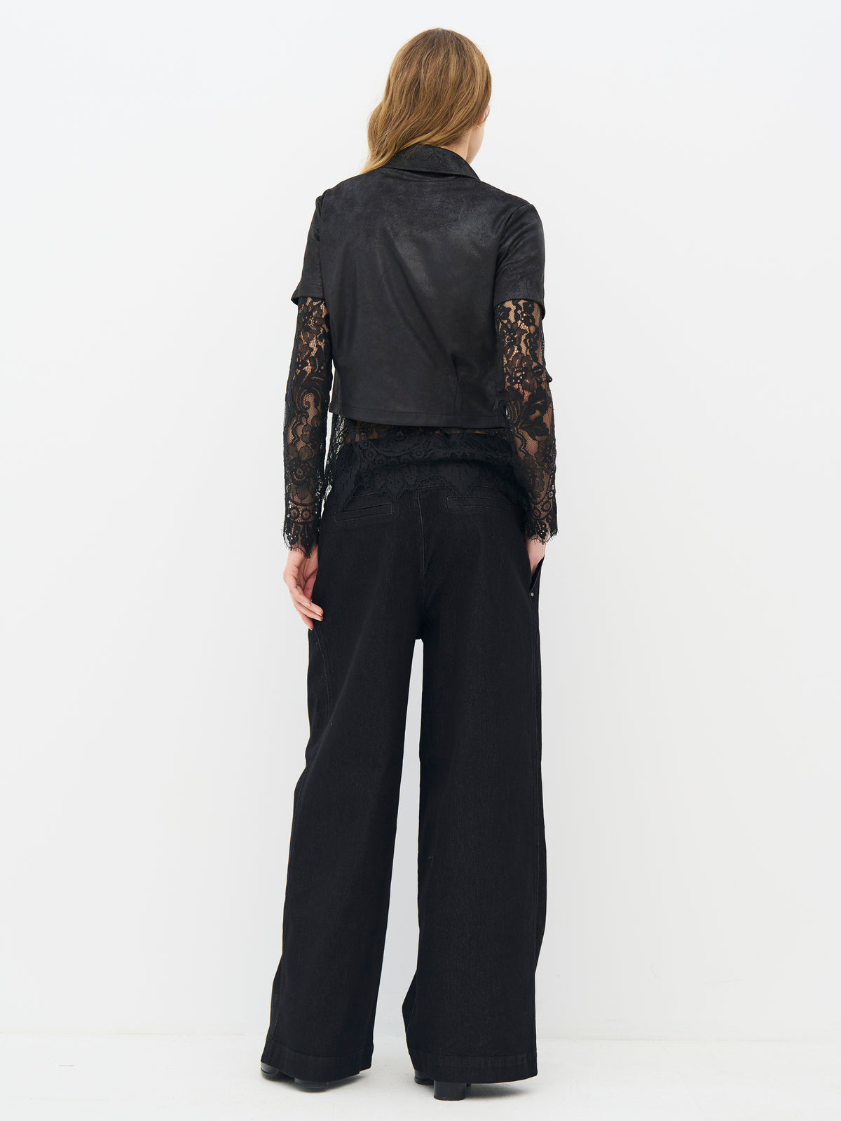 NÜ Denmark Black Wide Leg Jeans