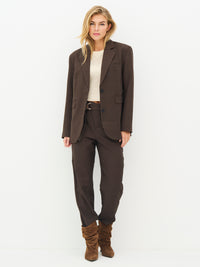 NÜ Denmark Brown Belted Trousers