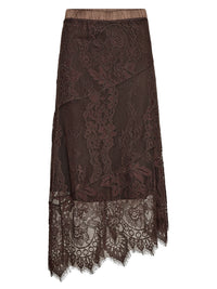 NÜ Denmark Brown Lace Midi Skirt