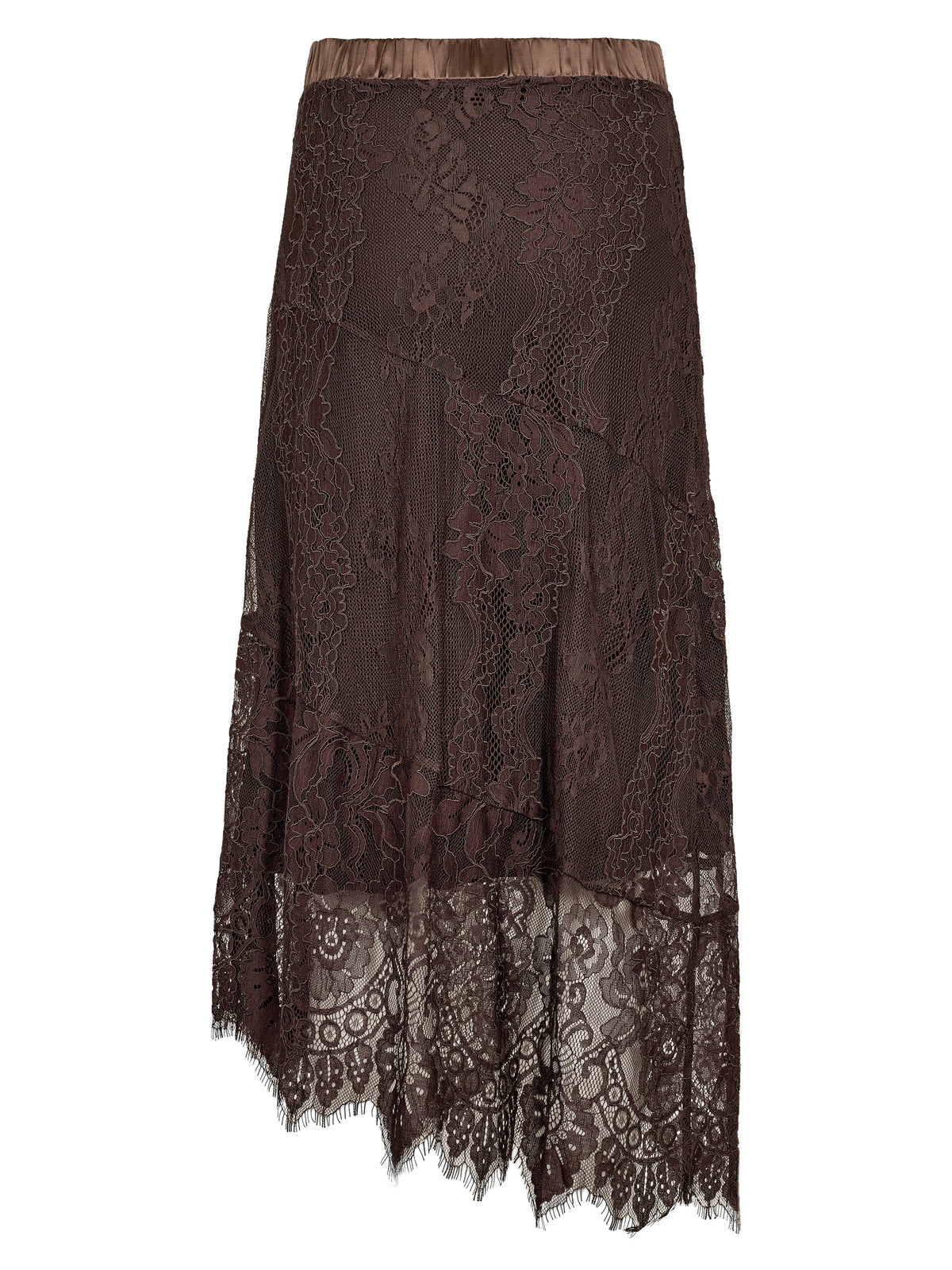 NÜ Denmark Brown Lace Midi Skirt