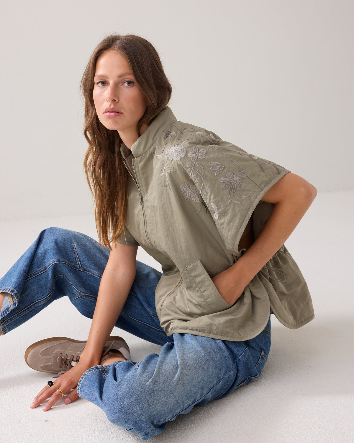 Embroidered Gilet