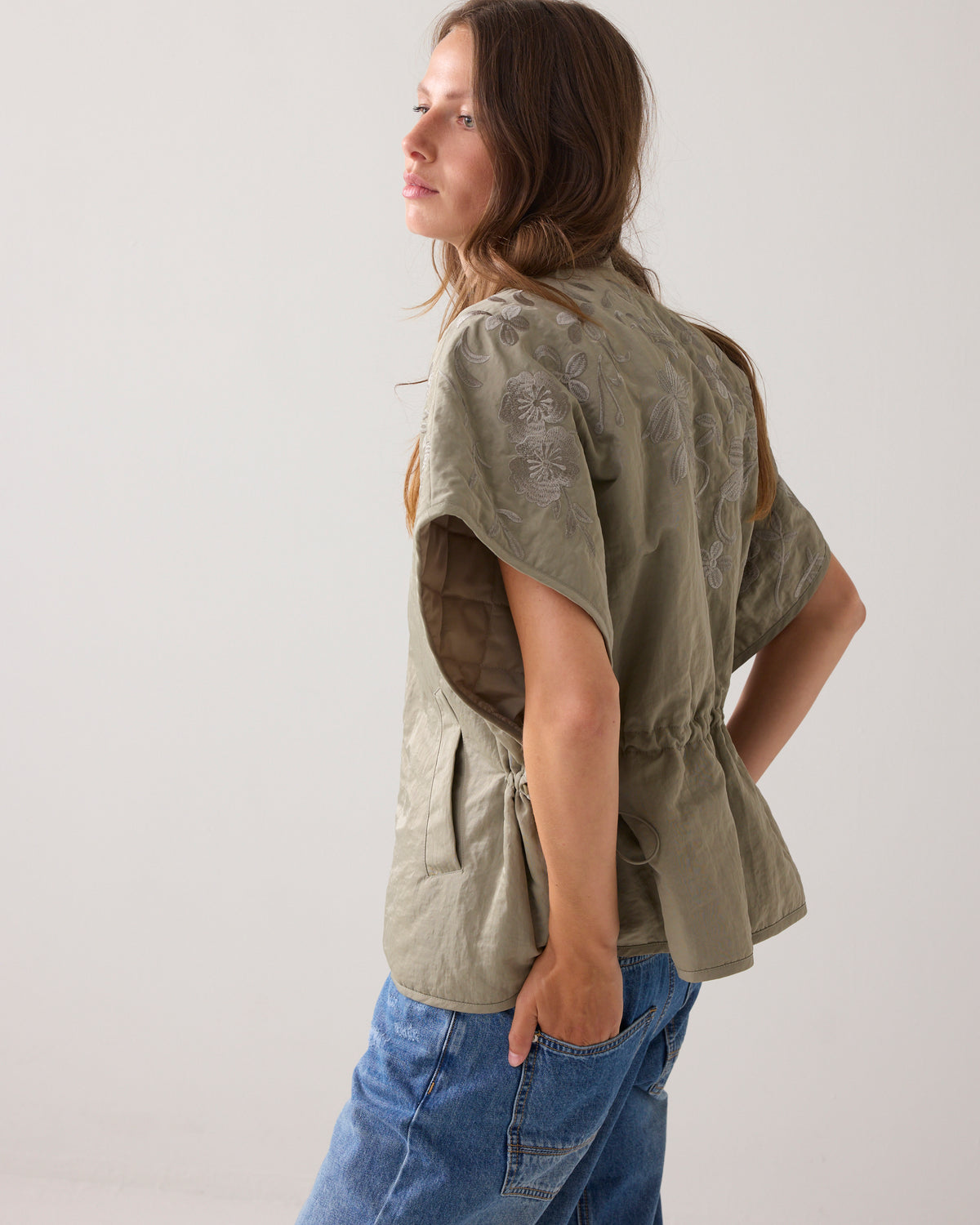 Embroidered Gilet