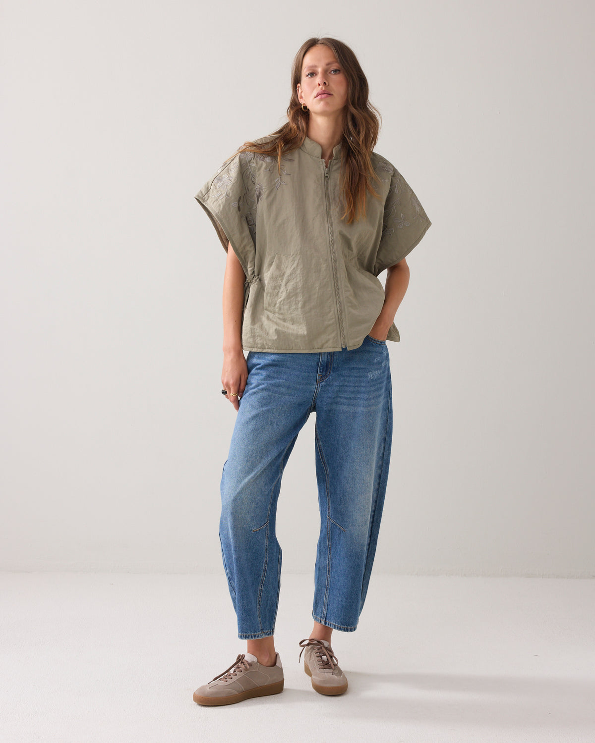 Embroidered Gilet