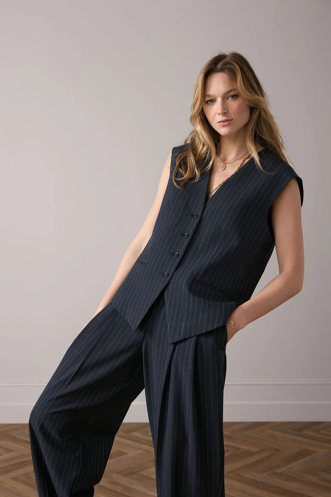 Pinstripe Waistcoat