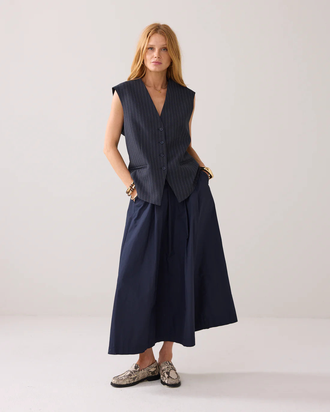 Pinstripe Waistcoat