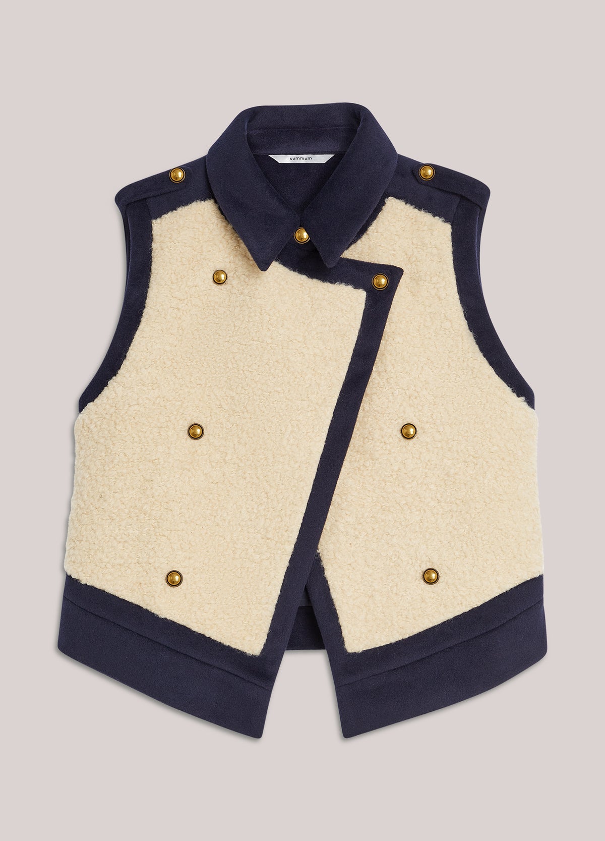 Gilet Boucle Wool Mix