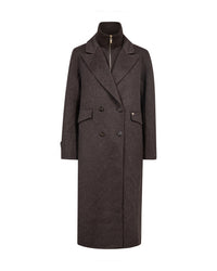 Alva Loisa Mock Neck Coat