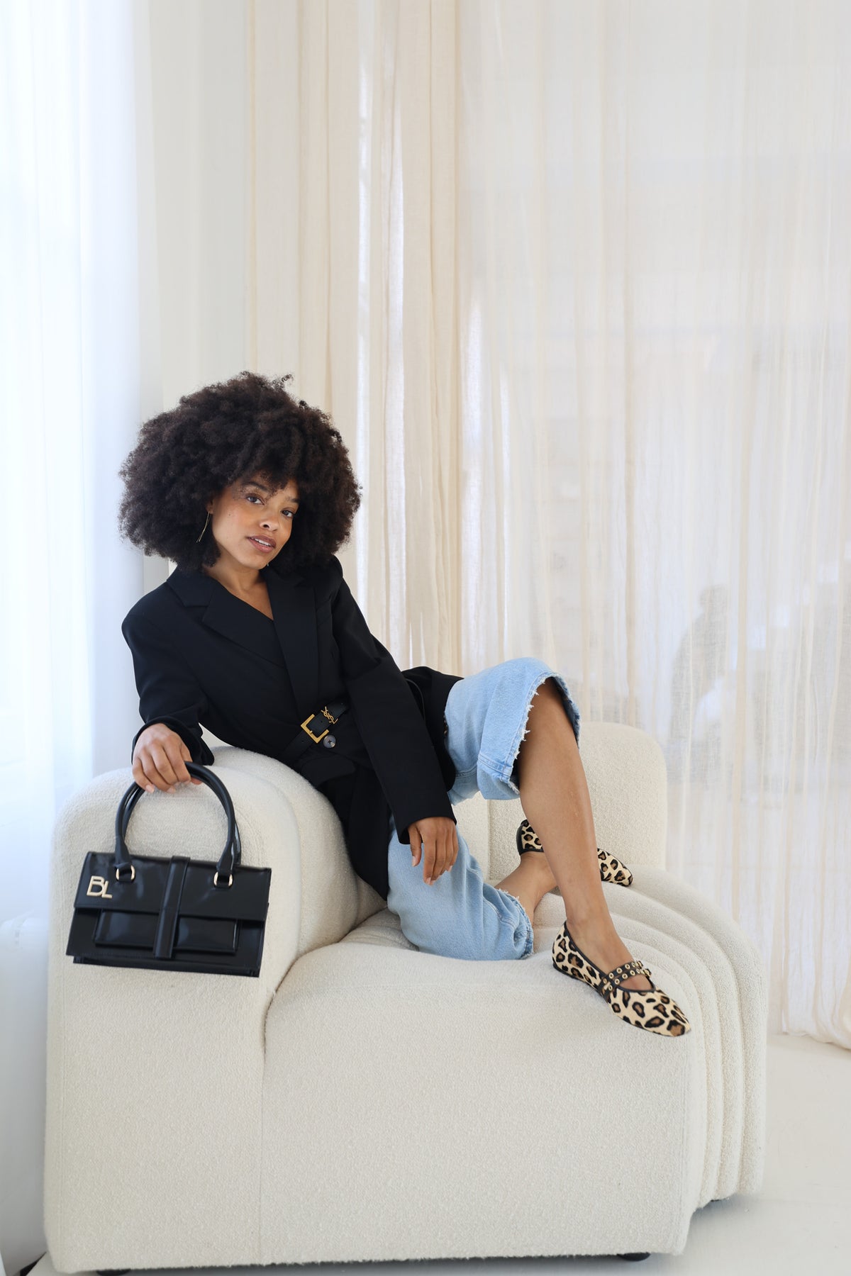 Only | Ballerina Leopard/Black