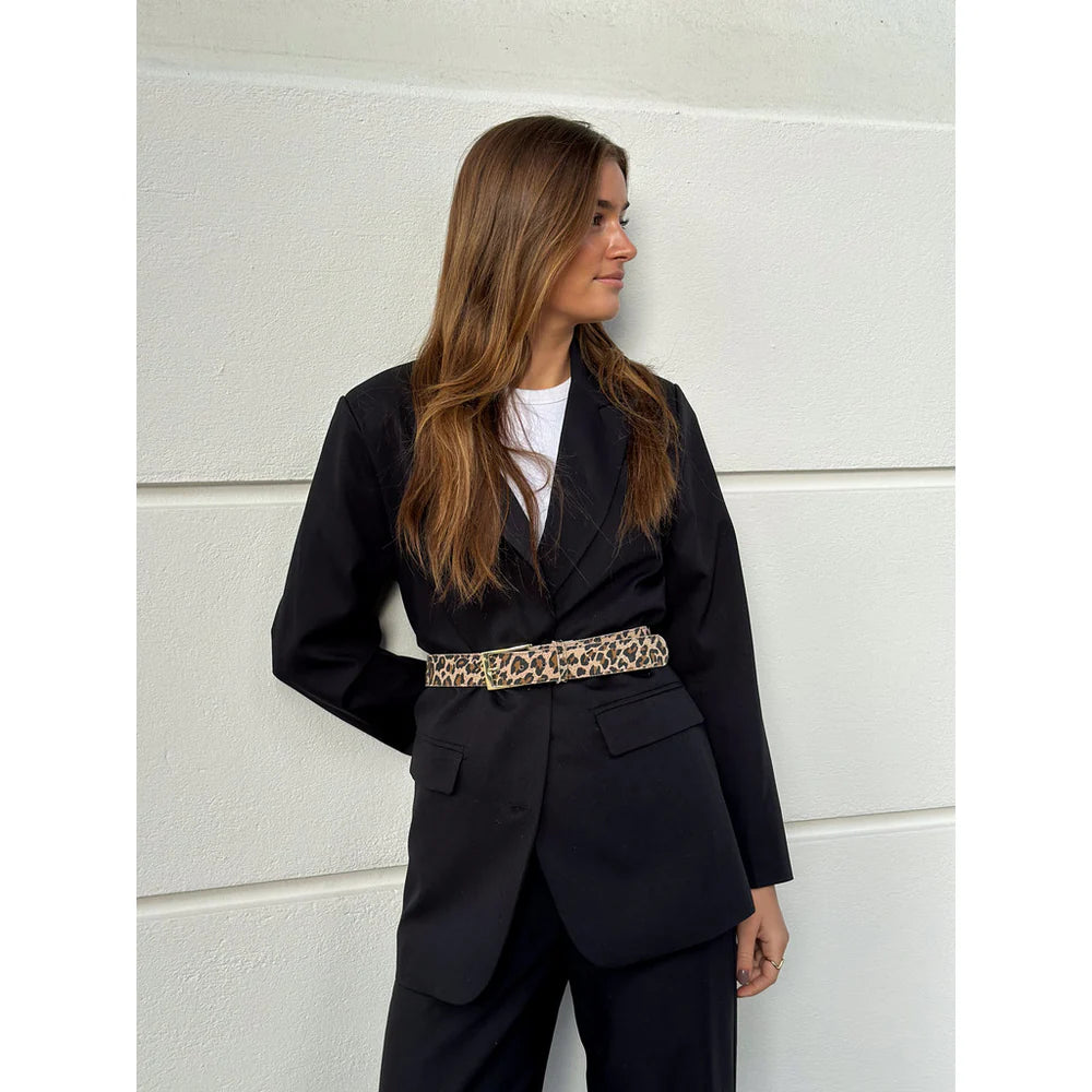 Leopard Print Belt