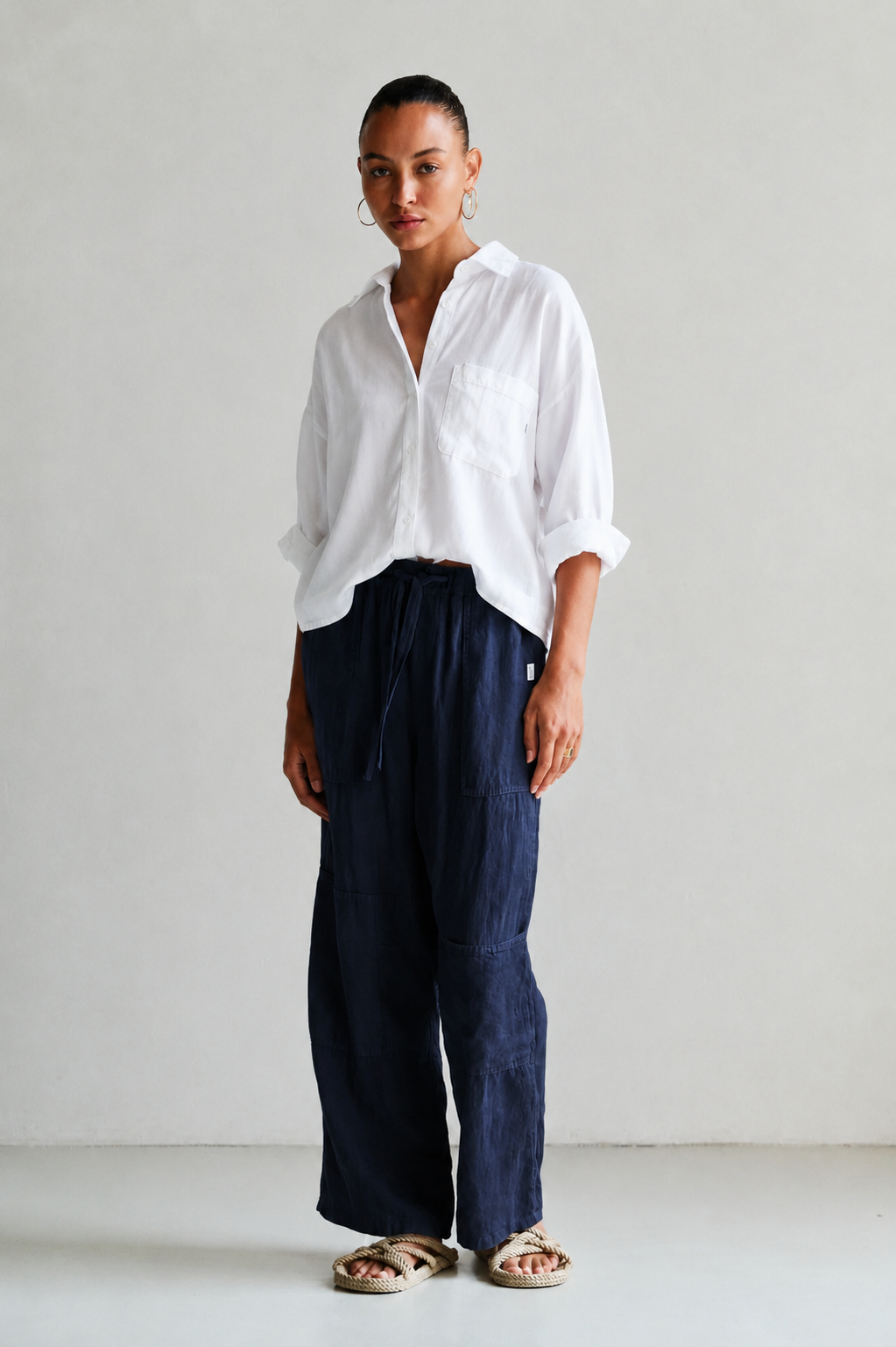 Penn & Ink N.Y. White Blouse