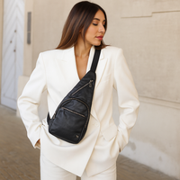 Cool unique Crossbody in soft leather