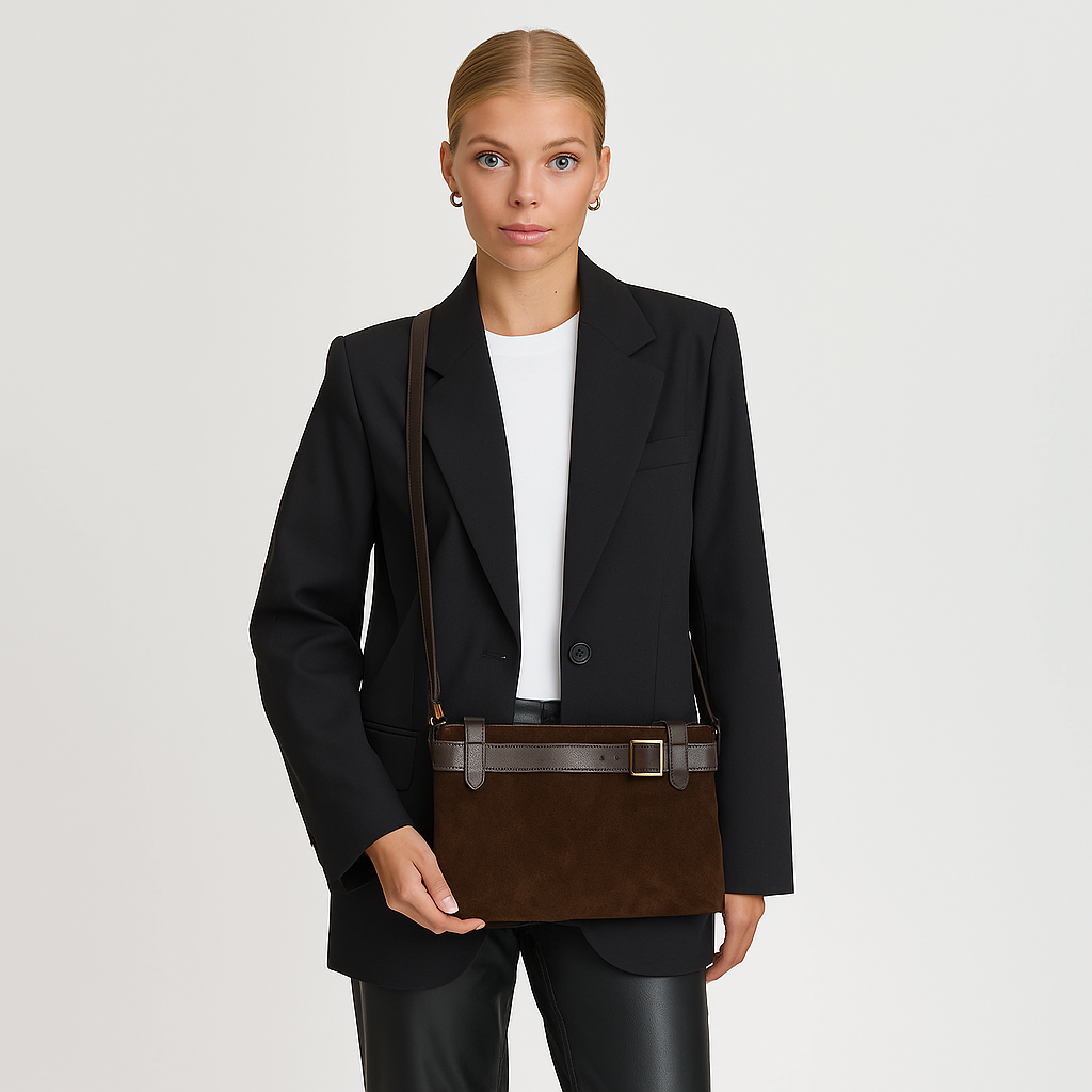 Suede Clutch