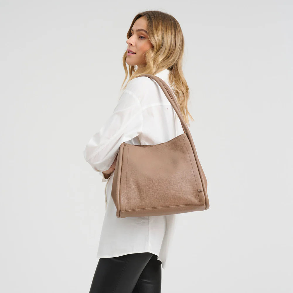 Minimalist Leather Carryall Bag