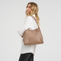Minimalist Leather Carryall Bag