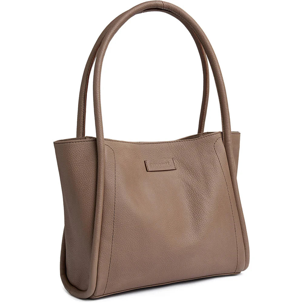 Minimalist Leather Carryall Bag