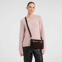 Suede Belt Detail Bags