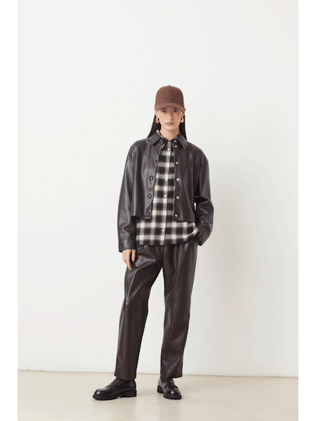 Joe Pleather Trousers
