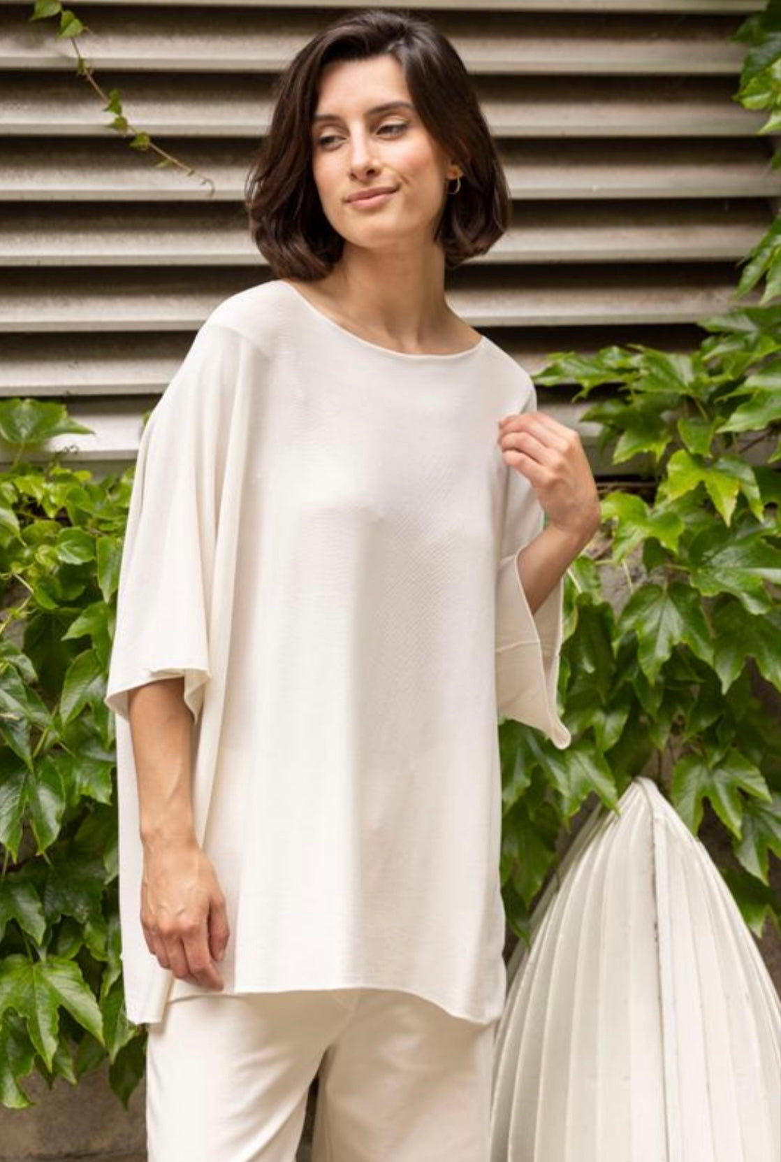Oversized Flowy Knit Top