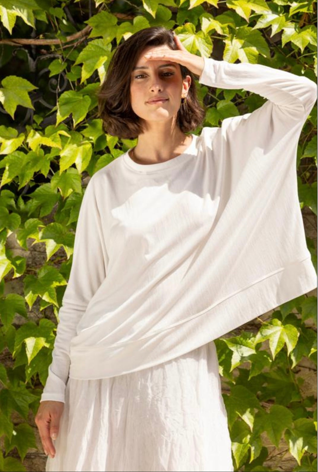 Oversized Batwing Sleeve Top